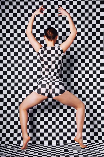 Vrouw met lichaam-kunst — Stockfoto