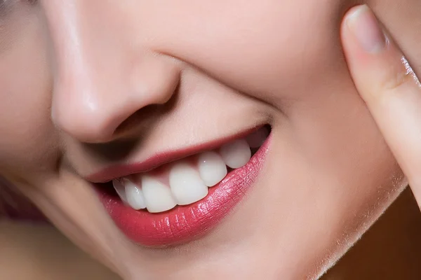 Kadının dudakları Close-Up — Stok fotoğraf