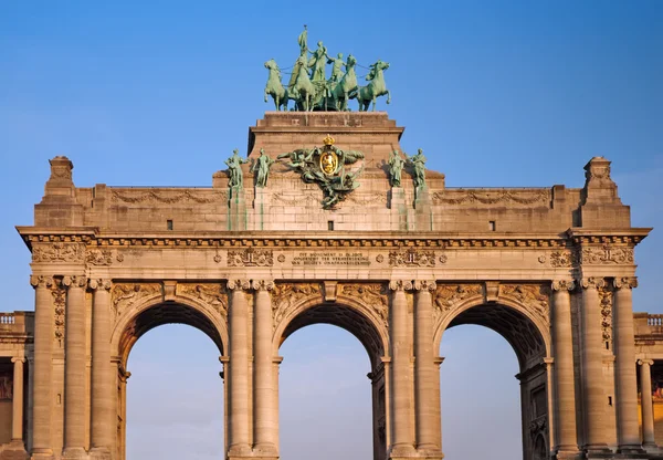 Triumphal arch in Brussels — Stock Photo, Image