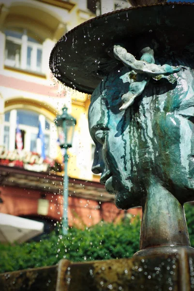 Fontana a Karlovy Vary — Foto Stock