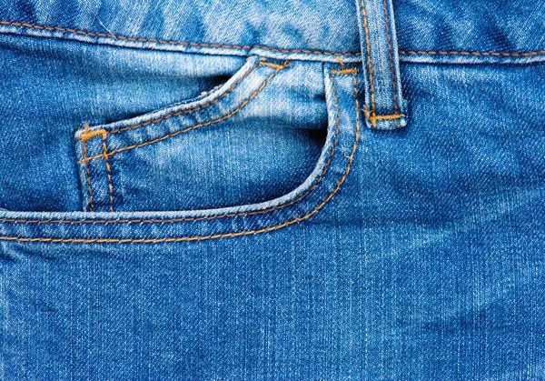 Світло-сині джинси — стокове фото