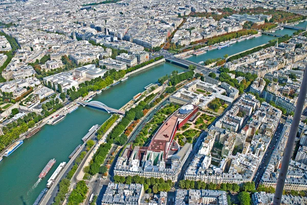 巴黎的空中景观 — 图库照片