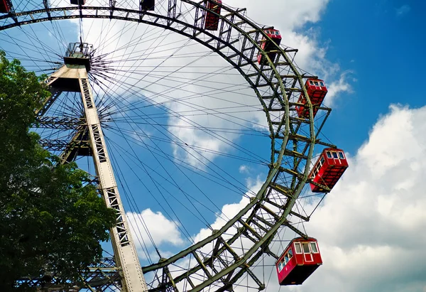 The oldiest Ferris Wheel in Vienna — стокове фото