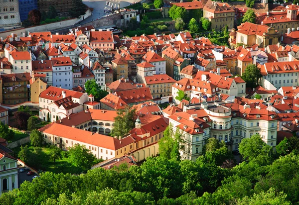 Blick auf die Straßen von Prag — Stockfoto