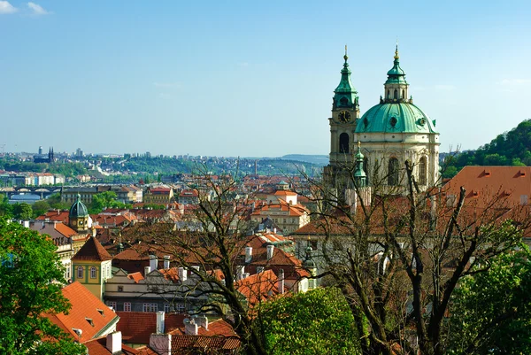 Vista soleggiata Praga — Foto Stock