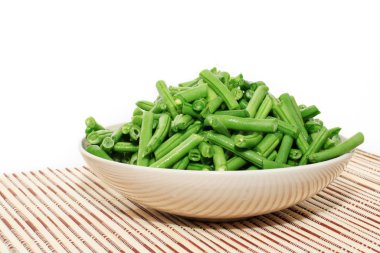 Fresh green beans clipart