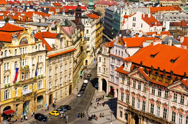 Στενά δρομάκια στην Πράγα — Φωτογραφία Αρχείου