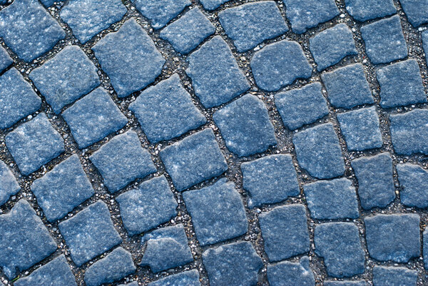 Old European pavement