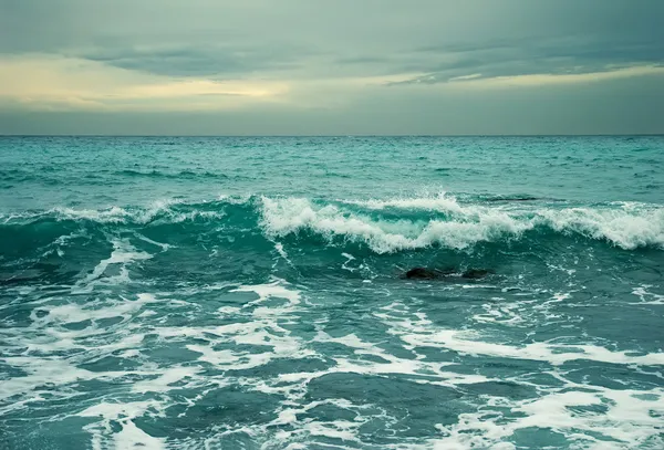 Морской шторм — стоковое фото