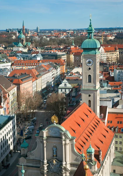 Vista sobre a cidade de Munique — Fotografia de Stock