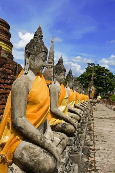 Statyer av buddha — Stockfoto