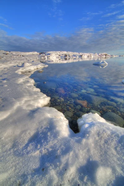Zima u moře — Stock fotografie
