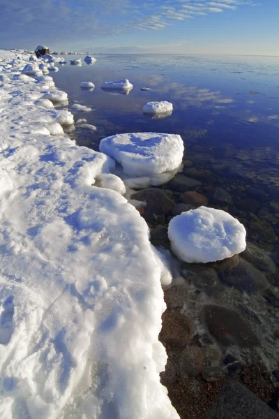 Invierno junto al mar — Foto de Stock