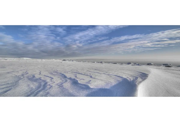 Deniz kıyısında kış — Stok fotoğraf