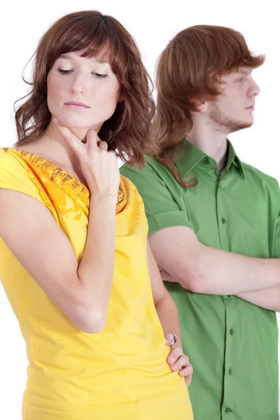 Frustrated couple — Φωτογραφία Αρχείου