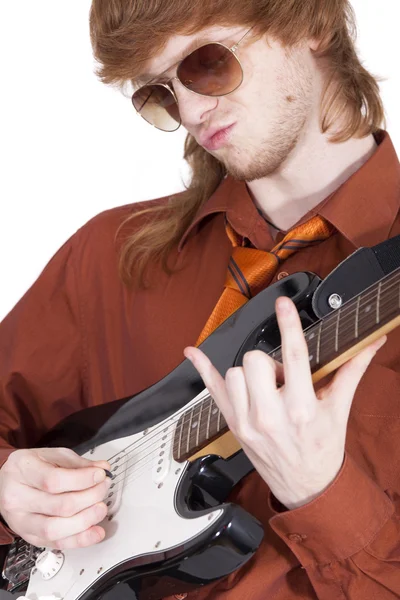 Fajne gitarzysta — Zdjęcie stockowe