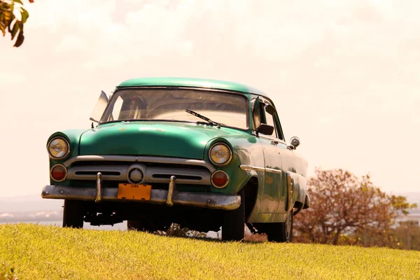 在古巴的旧车 — 图库照片