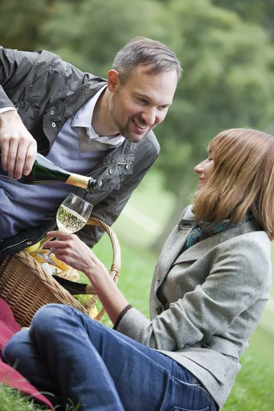Romantický piknik — Stock fotografie