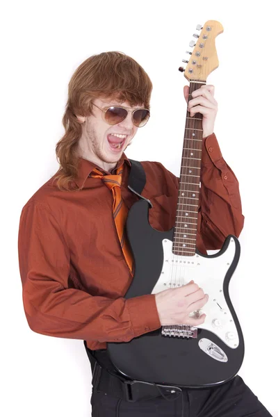 Gitar çalan adam — Stok fotoğraf