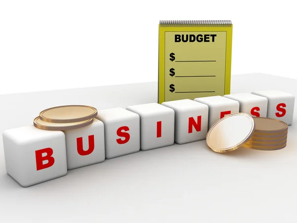 Budget och verksamhet — Stockfoto