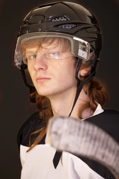 Jogador de hóquei no gelo — Fotografia de Stock