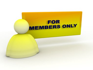 Members only clipart