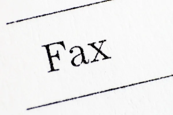Факс-марка — стоковое фото