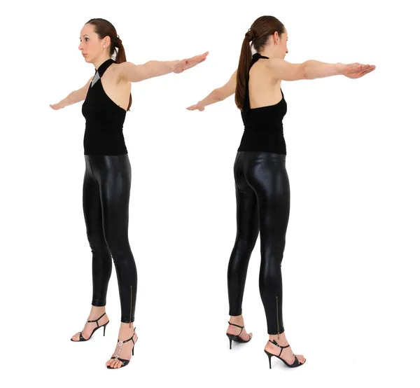 Standing reference poses — Stock Photo, Image
