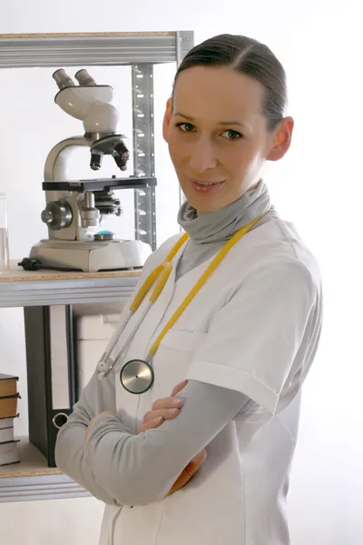 Γυναίκα γιατρό — Φωτογραφία Αρχείου