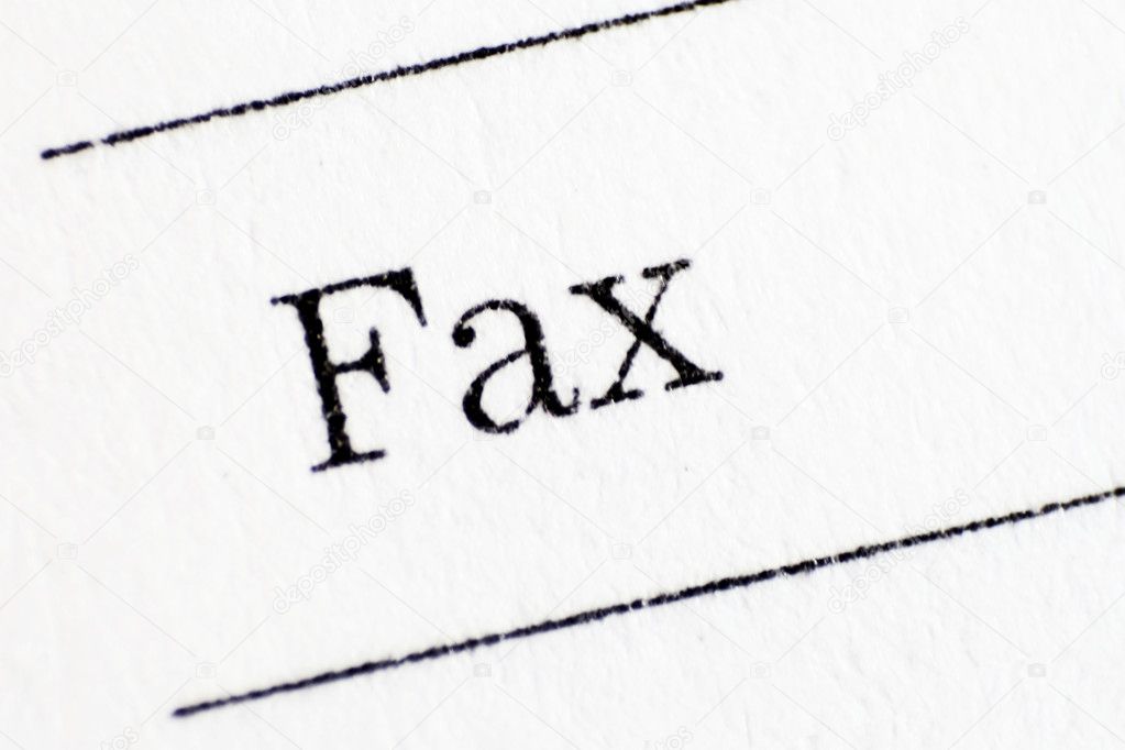 Fax stamp — Stock Photo © eddiephotograph #1590870
