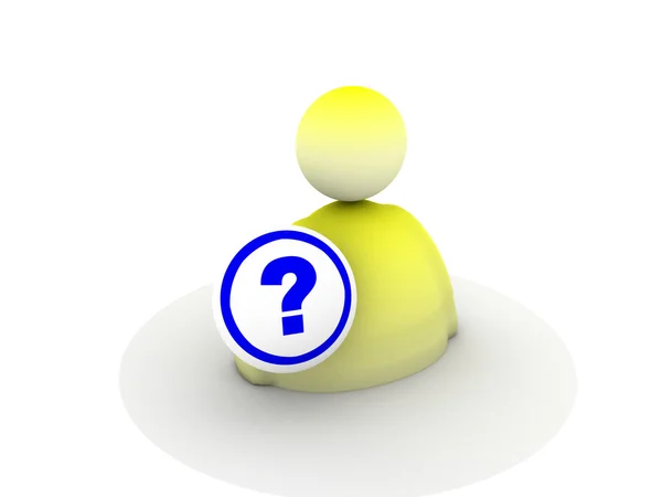 Question icon — Stock Photo, Image
