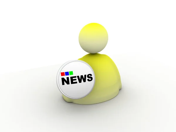 News icon — Stock Photo, Image