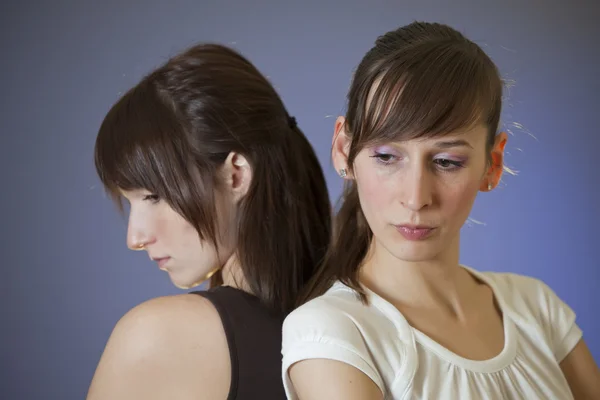 Two sad women — Stock Photo, Image