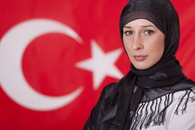 Müslüman kadının portresi