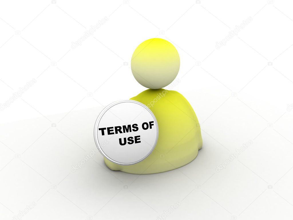 Terms of use button