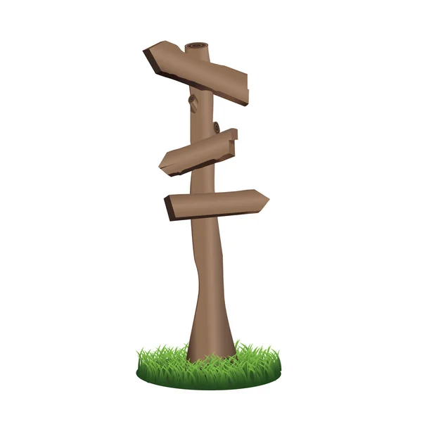 Дерев'яні знак — стоковий вектор