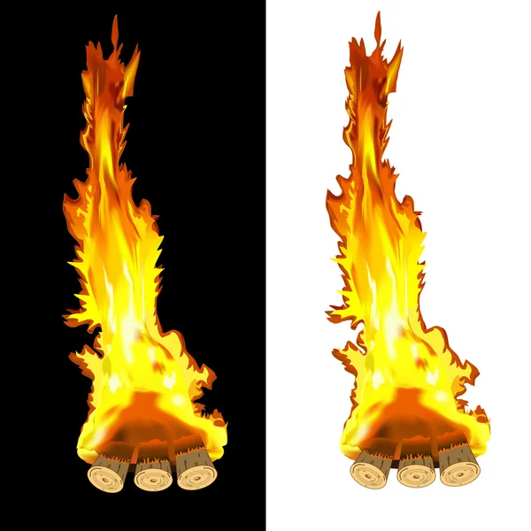 Fuego — Archivo Imágenes Vectoriales