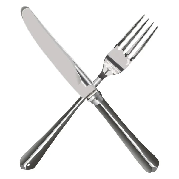 Flatwares knife fork — Stock Photo, Image
