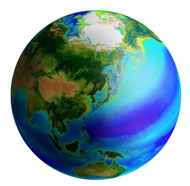 Globe, asia clipart