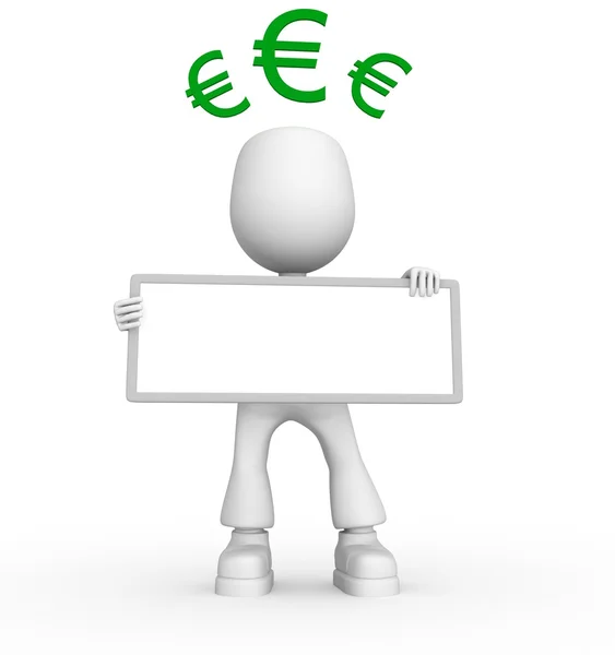 Informationen zum Euro — Stockfoto