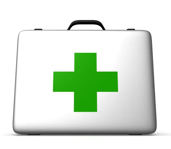 Травяная медицинская коробка — стоковое фото