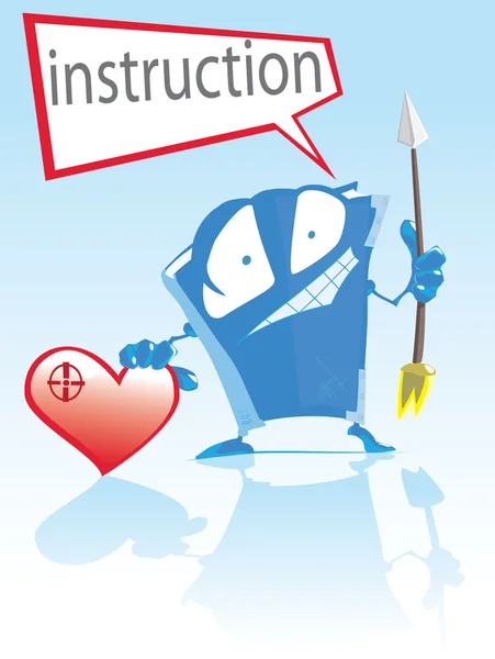 Instructions d'amour — Image vectorielle