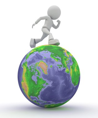 Round-the-world journey. clipart