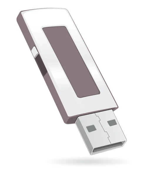 stock vector USB flash drive