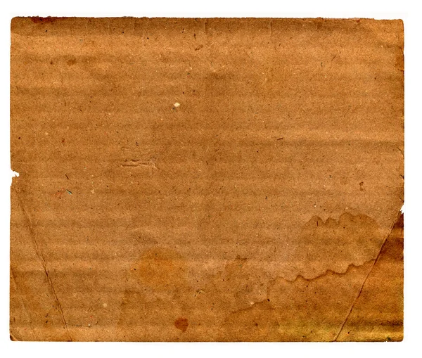 Старий папір ізольований на білому тлі . — стокове фото