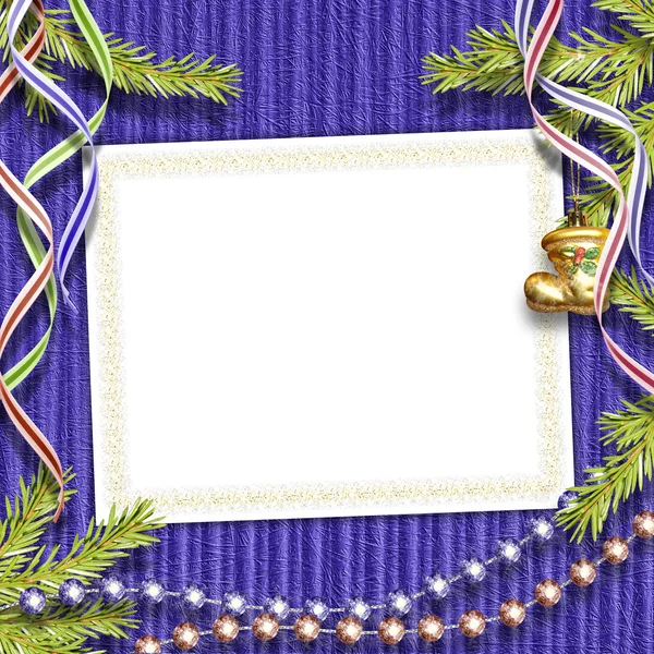 Старая рождественская бумага — стоковое фото