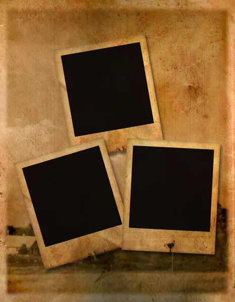 Vintage background with frame for photo. — Stock Photo, Image