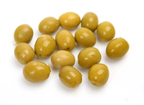 Olives on a white background — Stock Photo, Image