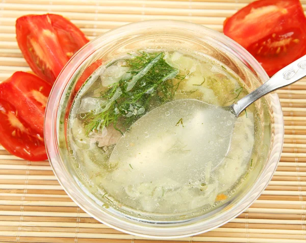 Soppa med grönsaker — Stockfoto