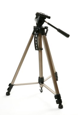 tripod üzerinde beyaz bir arka plan